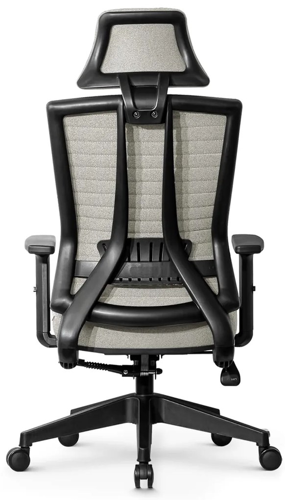 Ello ergonomikus szövet irodai forgószék deréktámasszal, fejtámasszal