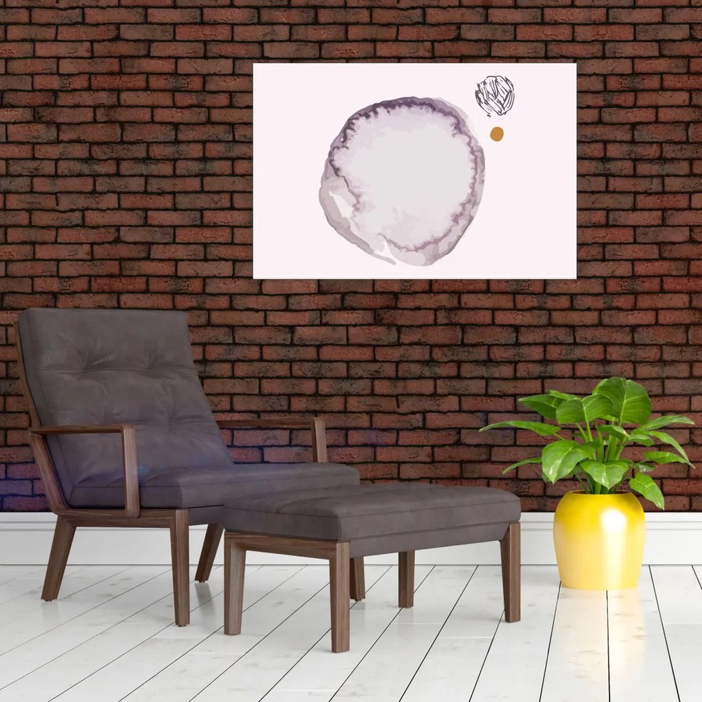 Kép - Lila minimalizmus N⁰4 (90x60 cm)