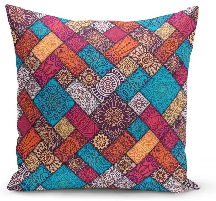 Párnahuzat szett 4 db-os 45x45 cm Mandala Tiles – Minimalist Cushion Covers