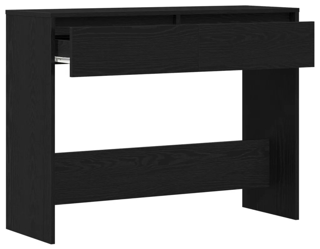 Fekete Tölgy Konzolasztal - 100x35x76.5 cm - Mérnöki Fa