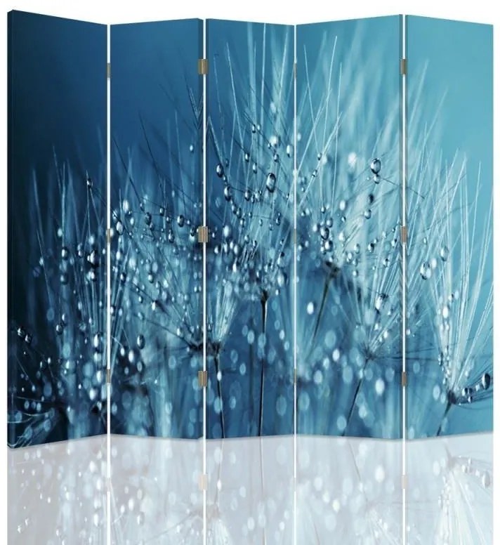 Gario Paraván Kék Blowfish Méret: 180 x 170 cm, Kivitelezés: Klasszikus paraván