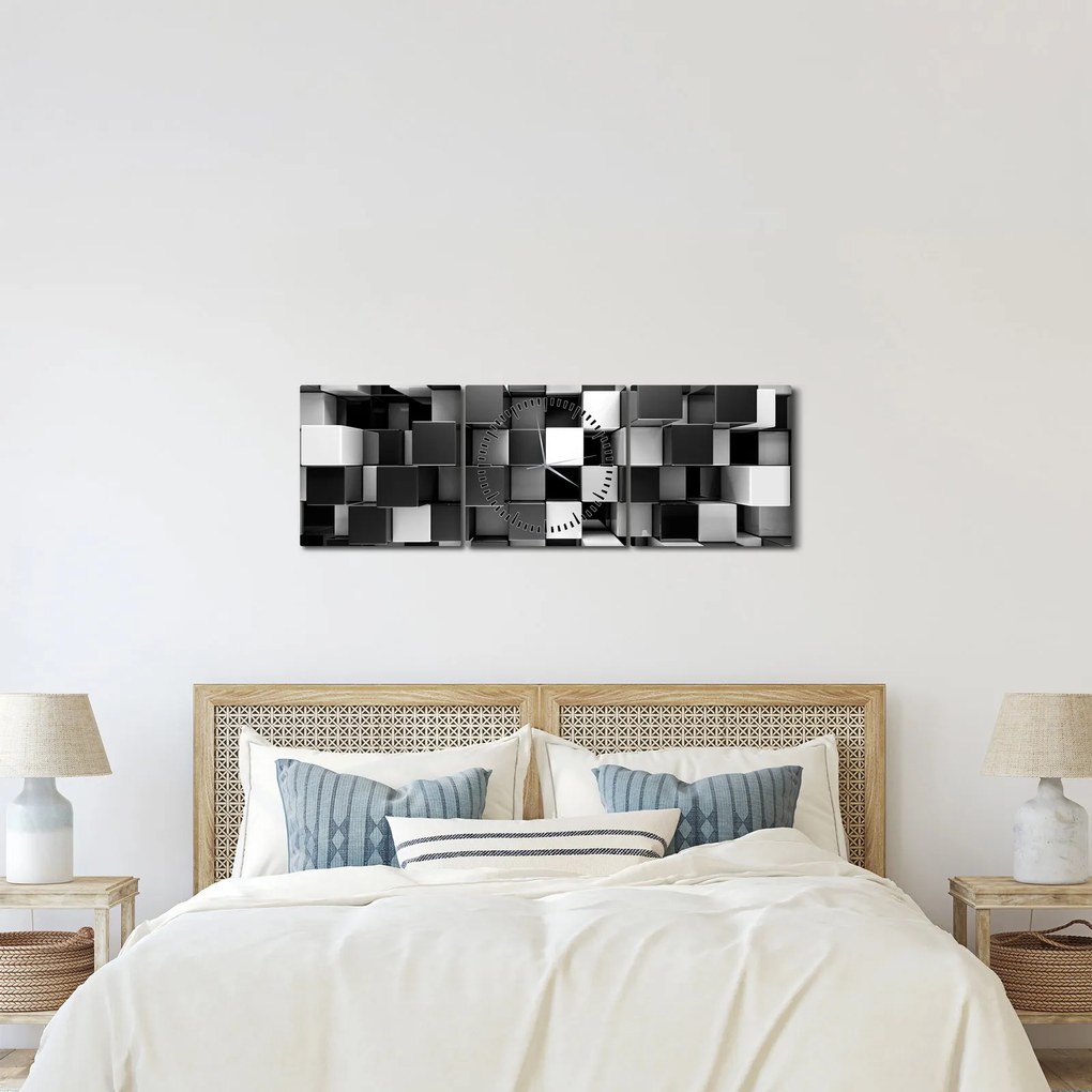 Kép - Dice (órával) (90x30 cm)