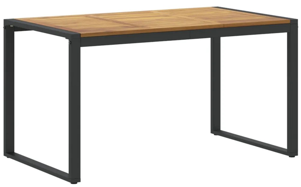 Kert étkező szett 5 pcs Fekete és barna 140 x 80 x 75 cm