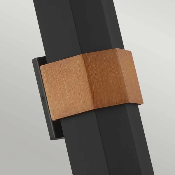 Quoizel QZ-CHASM-L-BKW - LED Kültéri lámpa CHASM 2xLED/9,5W/230V IP44