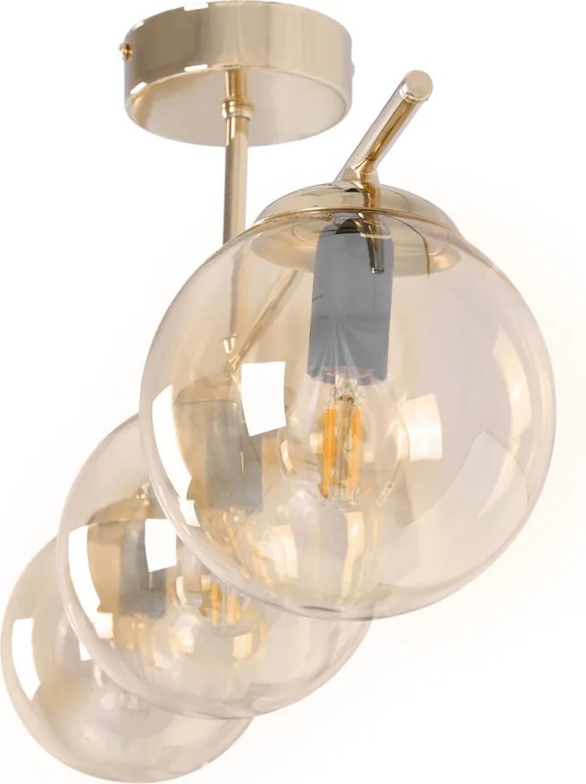 KAJA K-5412 GRAND Arany Színű Mennyezeti Lámpa 3xE14 10W IP20