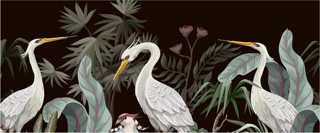 Kép - Madarak (120x50 cm)