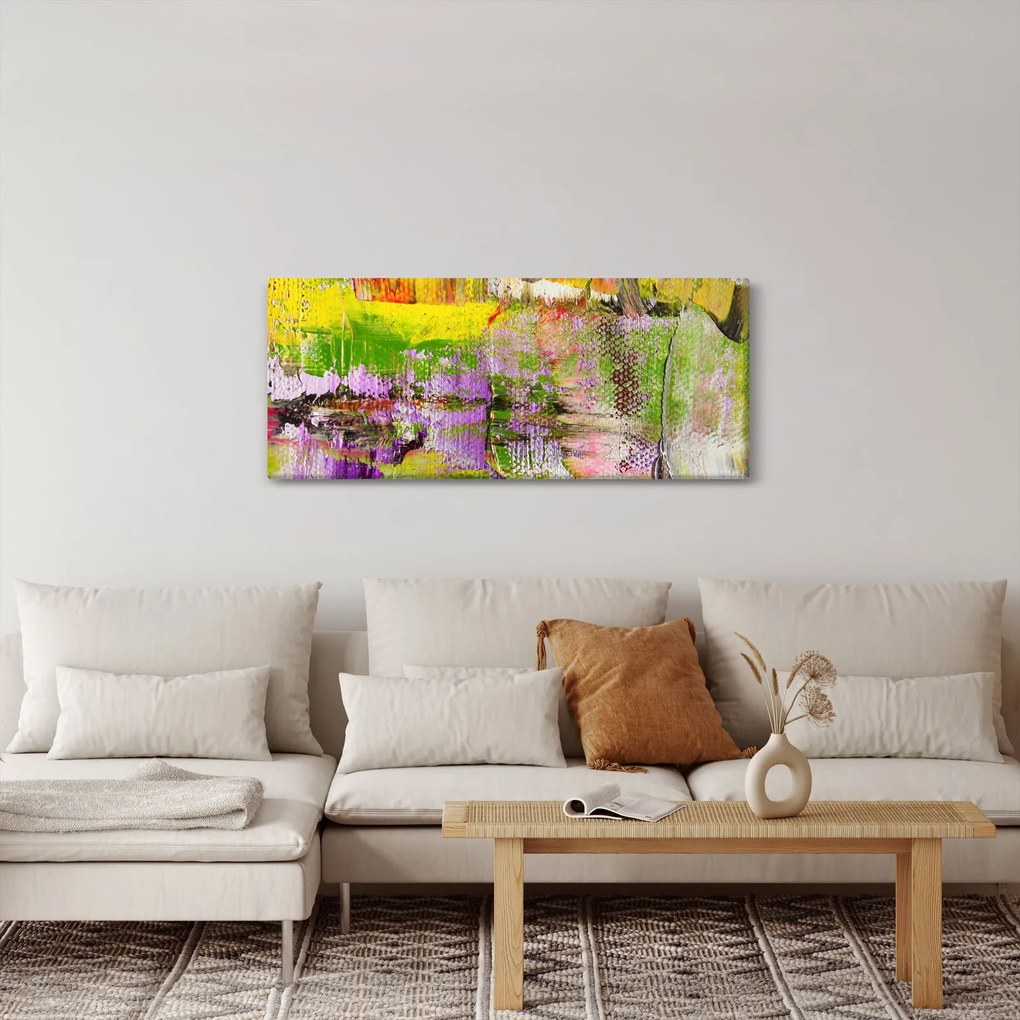 Absztrakció kép - festmény (120x50 cm)