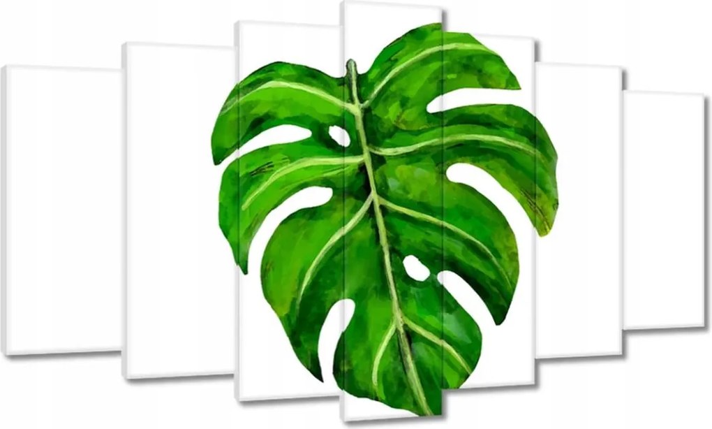 Festmények 140x80 Modern levél kép