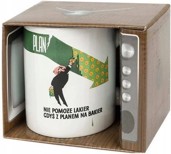 Nyomott mintás bögre Nem Segít A Lakk... doboz