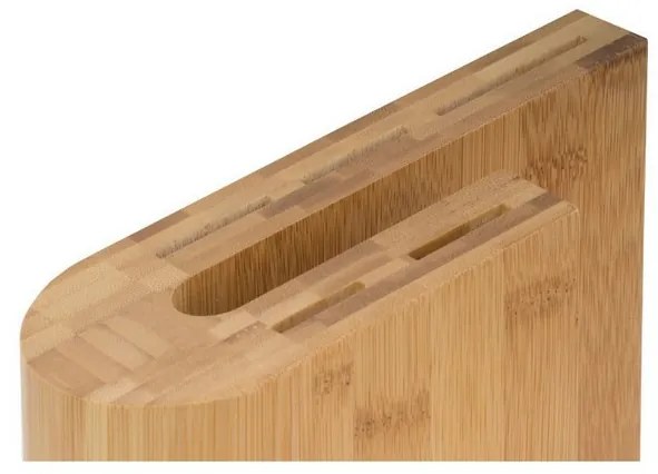 G21 Gourmet késblokk, bambuszból, 5 késhez