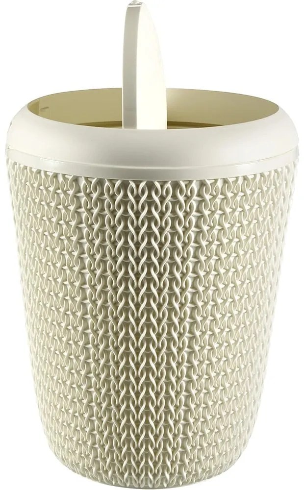 Knit fehér fürdőszobai szemetes, 7 l - Curver
