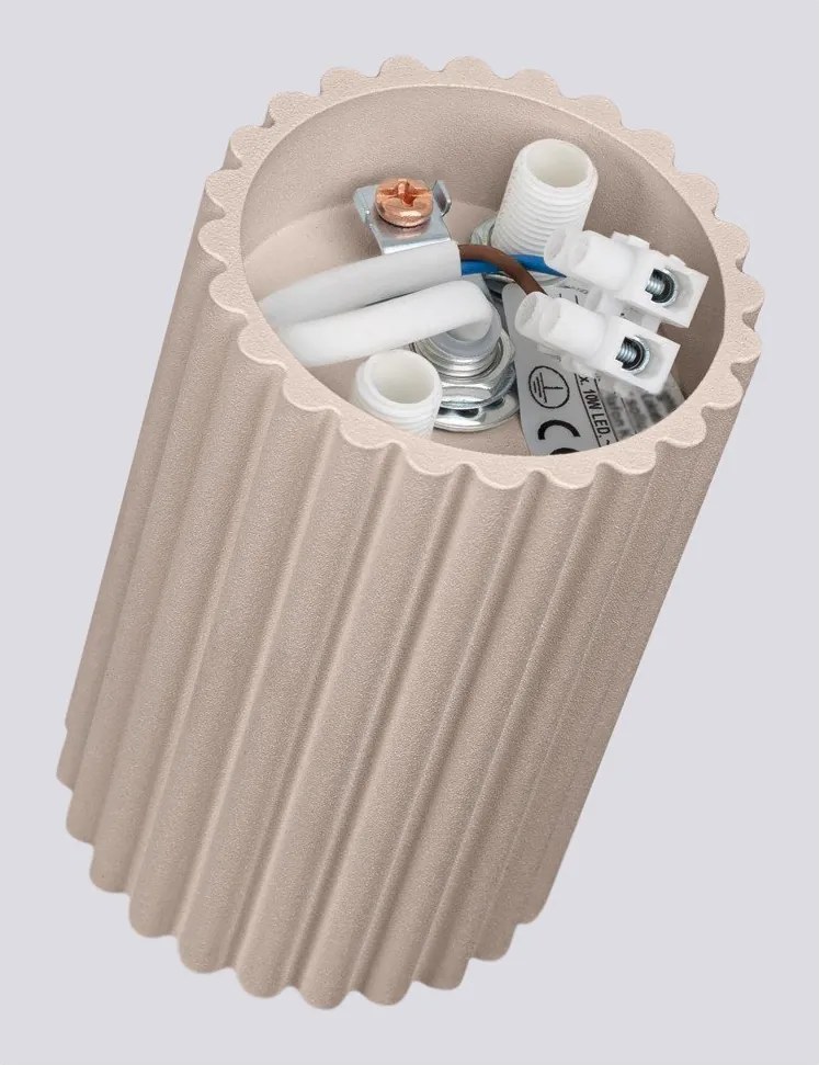 Szürkésbarna fém spotlámpa ø 6,5 cm Gleam – Sollux