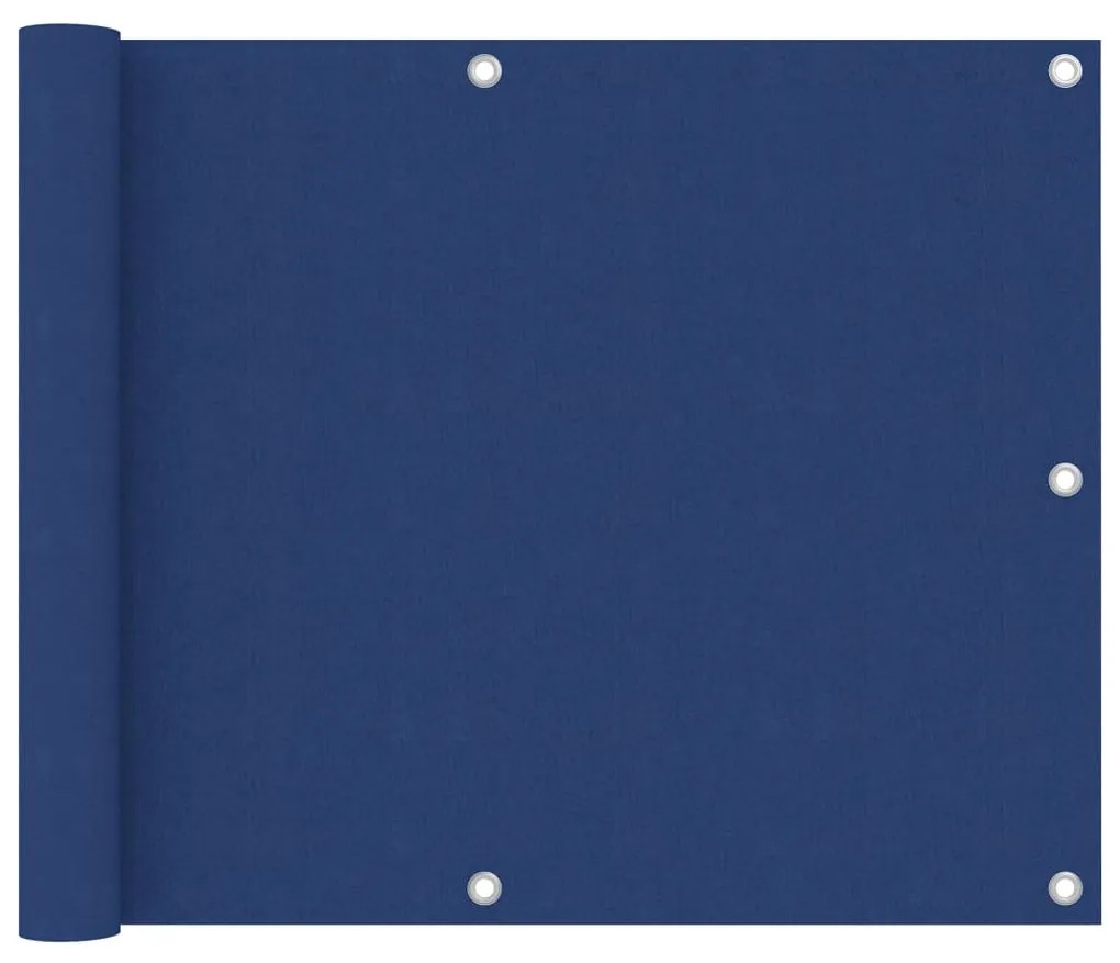 kék oxford-szövet erkélynapellenző 75 x 300 cm