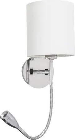 Rabalux beltéri fali lámpa e27 40w króm/fehér alabástrom üveg larkin