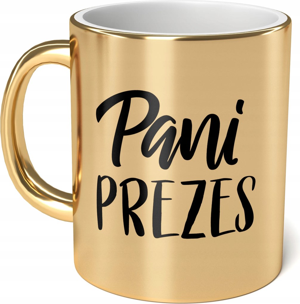 Arany kerámia bögre 330ml Elnöknő Női Ajándék