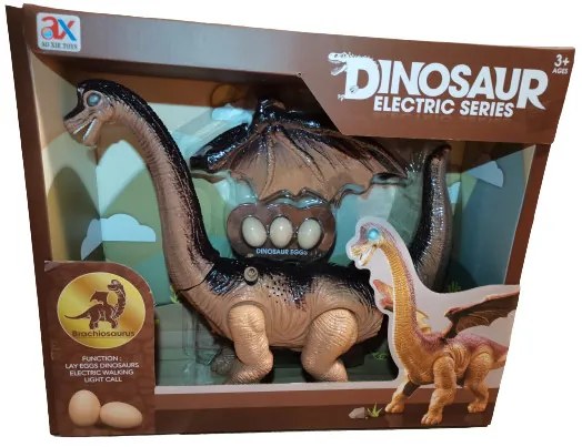 Népszerű Tojás Lerakó Szárnyas Óriás Brontoszaurusz 46 cm Dinoszaurusz Lépked Tojást Rak Szép Ajándék Tojás rakó Dínó