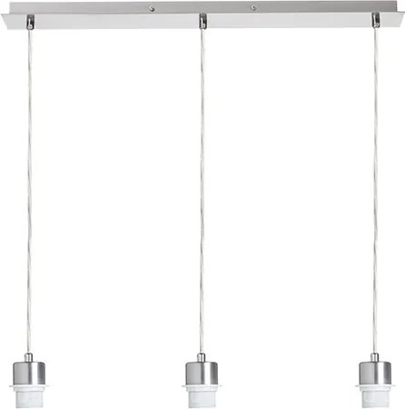 RENDL MORE 60 mennyezeti függőlámpa alap matt nikkel 230V LED E27 3x15W