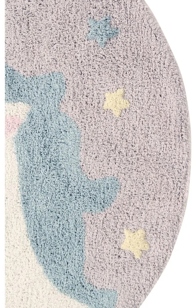 Mosható-kézi szövésű pamut gyerek szőnyeg ø100 cm Believe in Yourself – Lorena Canals