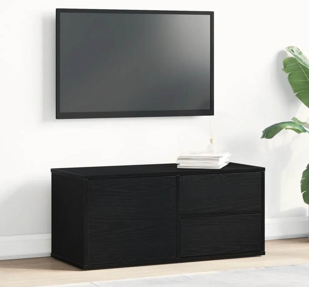TV Szekrény Hagyományos tölgy 80x34x35,5 cm Műanyag