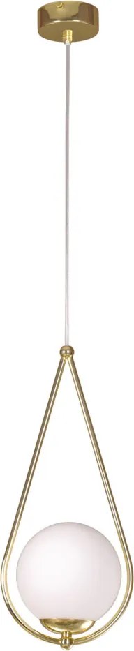 KAJA K-4775 NEVE GOLD Sárgaréz Színű Függeszték 1xE14 10W IP20