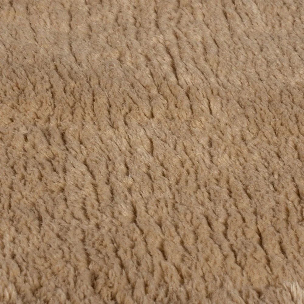 Barna szintetikus szőrme szőnyeg 160x230 cm Faroe Wool Look Fur – Flair Rugs