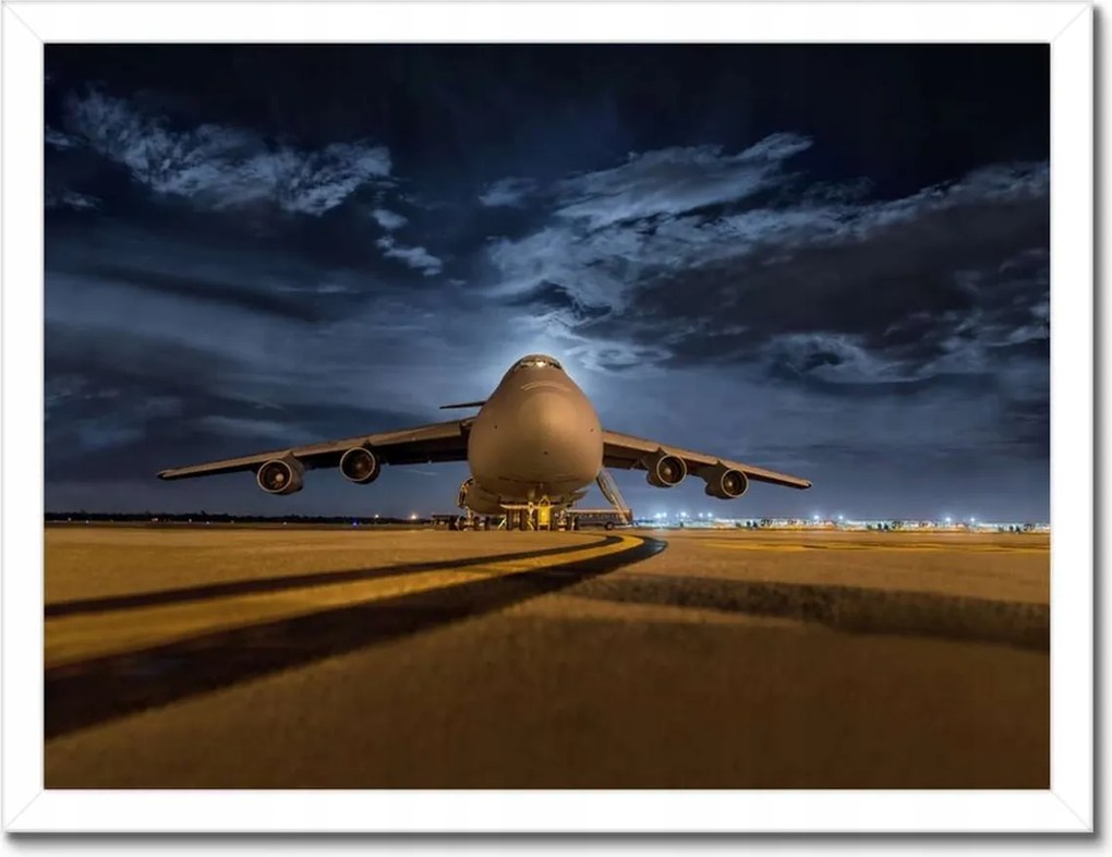 Plakátok keretben 40x30 Nagy repülőgép repülőtér