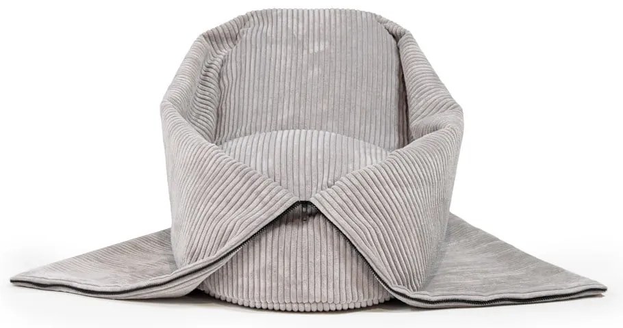 Kék kordbársony gyerek babzsákfotel Cocoon 80 – SLOWDOWN