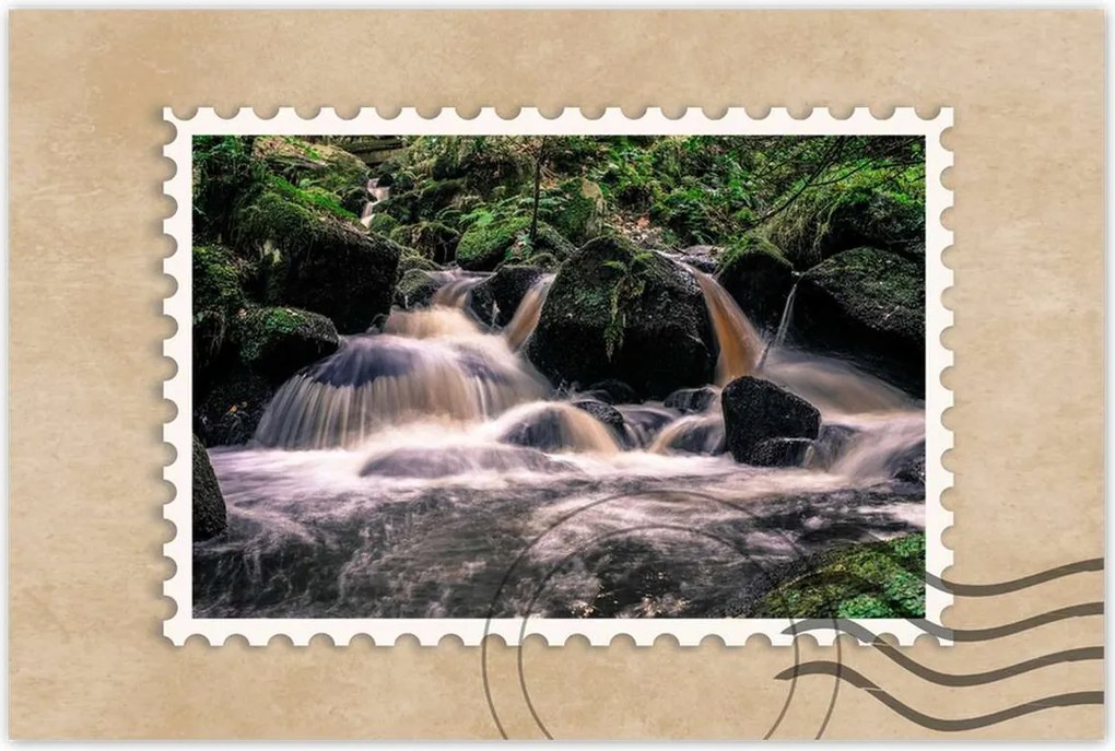 Plakátok 60x40 Hegyi folyó