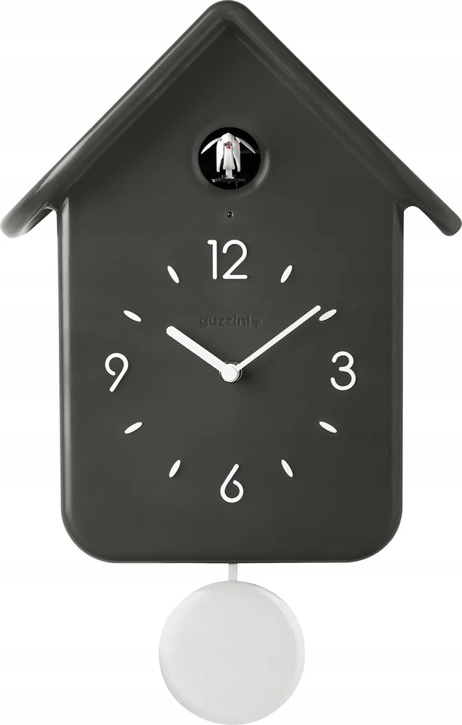 Guzzini Qq-up Óra kakukkkal és inga Fekete