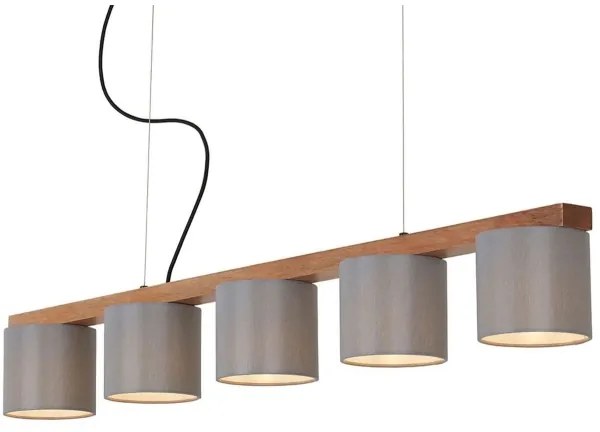 Briloner 4075-054 - Kábelcsillár 5xE14/25W/230V