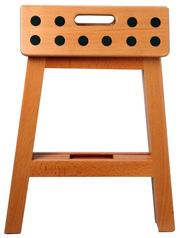 Összecsukható fa sámli, 41 cm