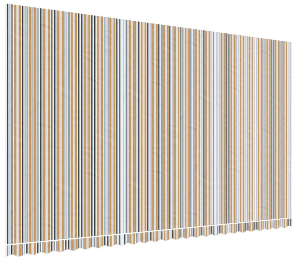 Többszínű csíkos pótszövet napellenzőhöz 6 x 3,5 m