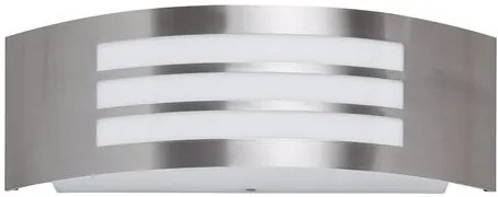 RÁBALUX 8410 ROMA Modern Kültéri Fali Lámpa Szatin Króm E27 IP44