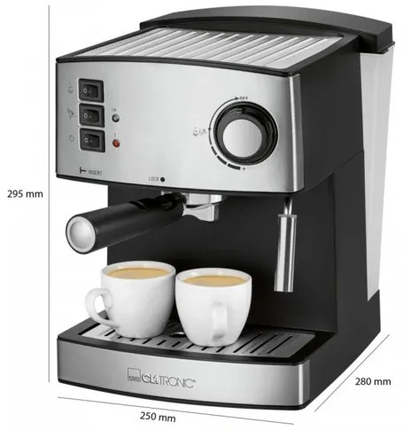 Clatronic ES 3643 eszpresszó kávéfőzőgép