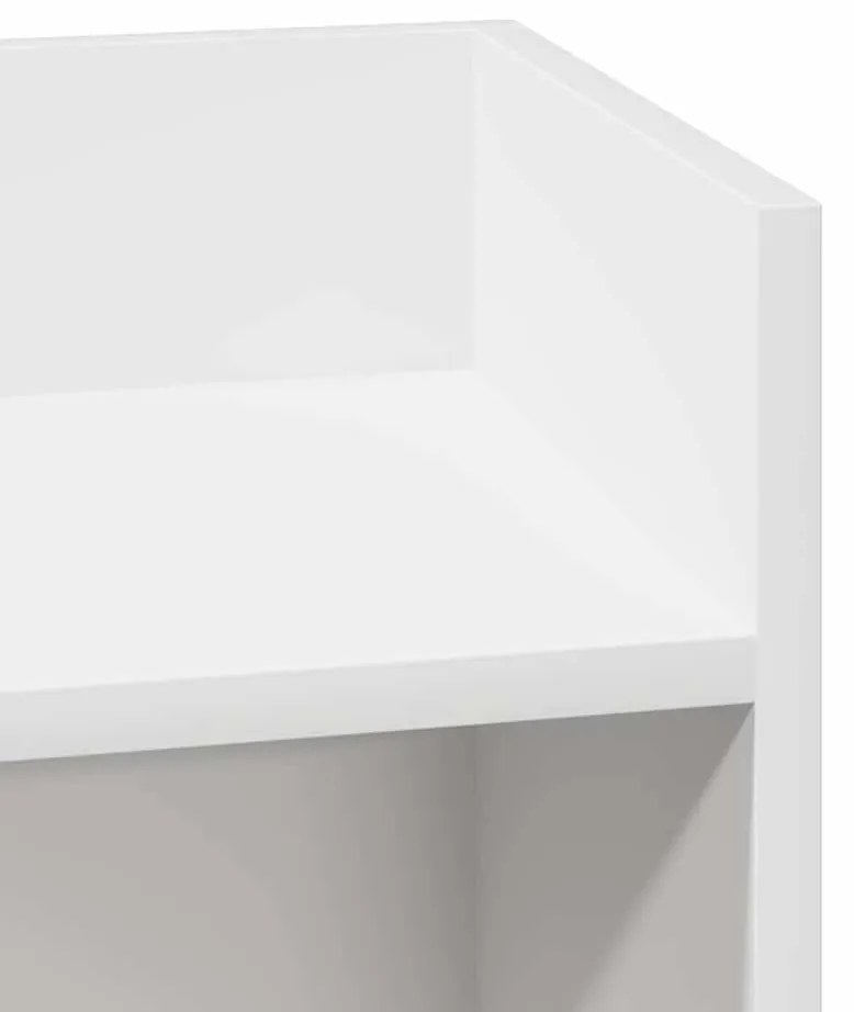 fehér kisasztal polccal 25,5 x 27 x 60 cm