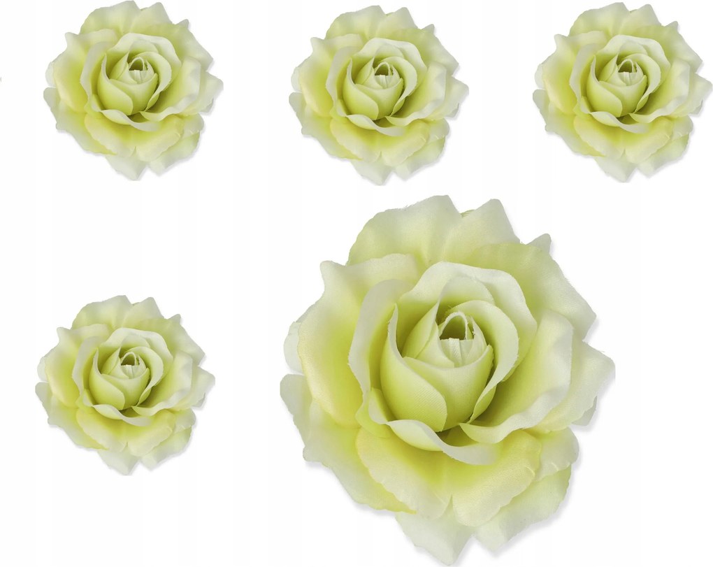 5x Sonia Rózsa Virág fej kompozíció Rózsa csomók Mesterséges mesterséges