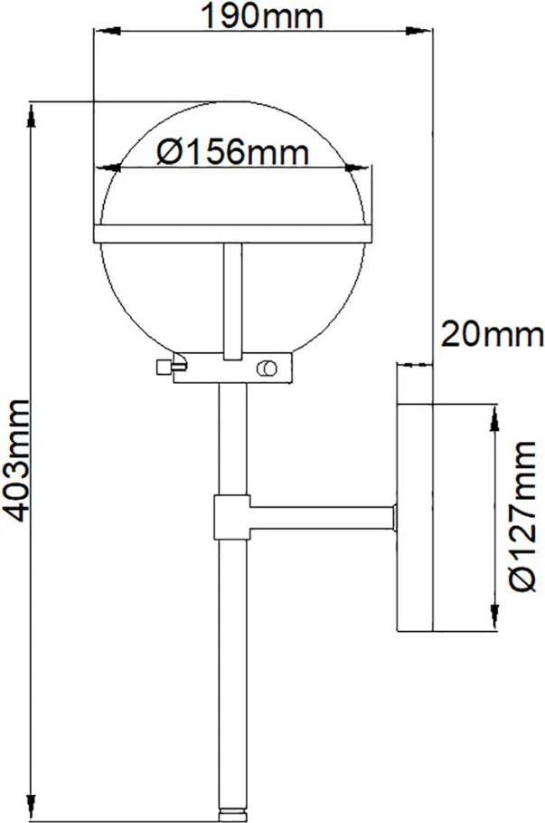 Hinkley Hollis HK-HOLLIS1-C-BK-BATH Fali lámpa 1x60W/E14 IP44