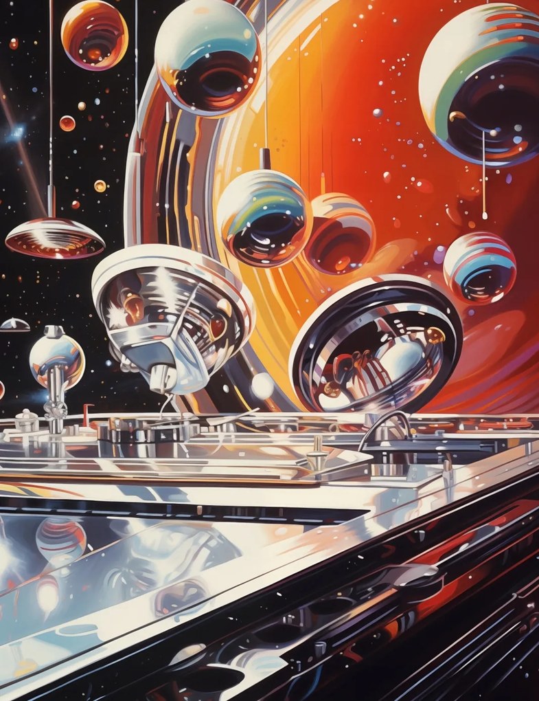 Poszter 50x65cm Gömb zenekar