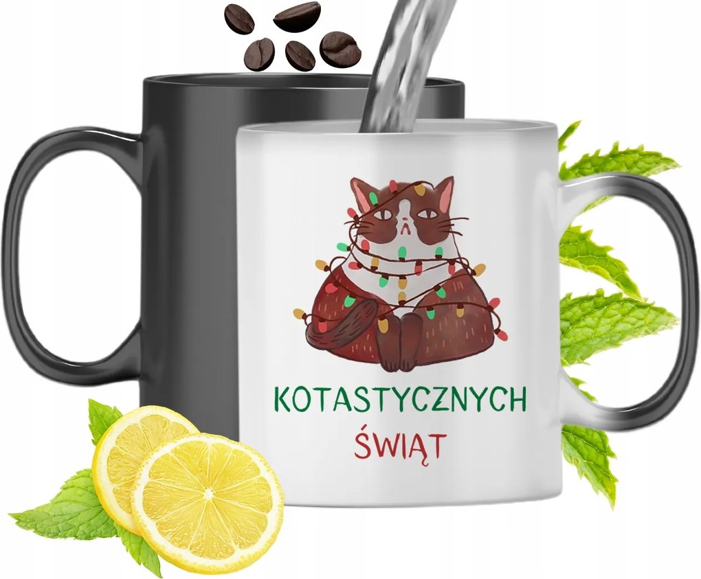 Mágikus Karácsonyi Színváltó Bögre fényképes nyomtatással