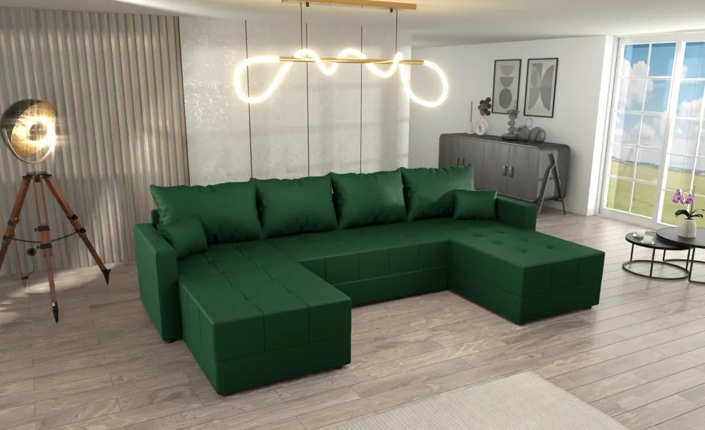 Univerzális ülőgarnitúra, zöld, DUAN U UNI