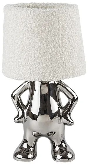 Rabalux 74216 - Asztali lámpa SMURFY 1xE14/40W/230V fényezett króm