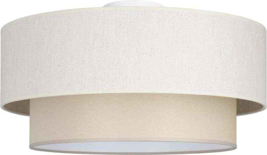 Mennyezeti lámpatest NATIA 1xE27/60W/230V átm. 45 cm krémszínű