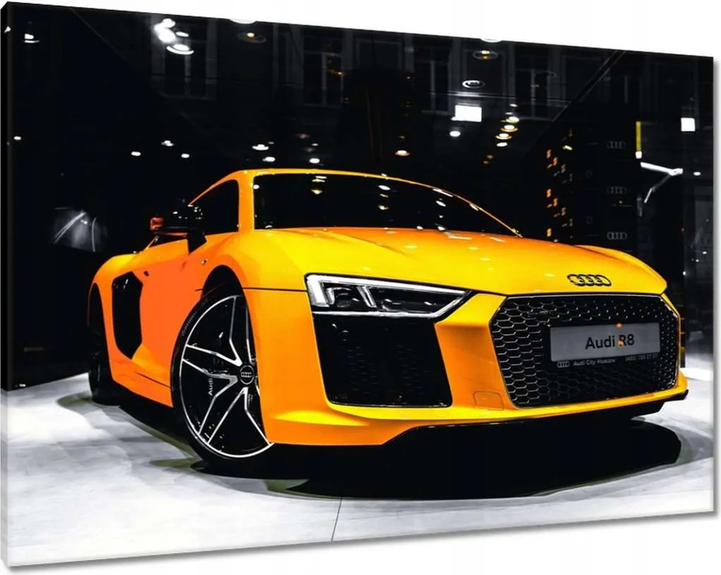 Képek 100x70 Sárga Audi R8