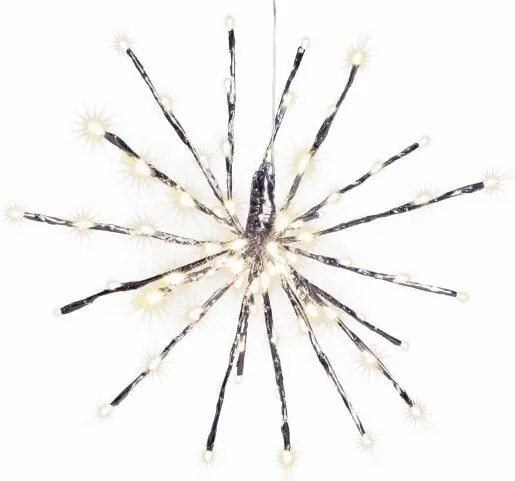 NEXOS Karácsonyi LED világítás csillag 80 LED meleg fehér