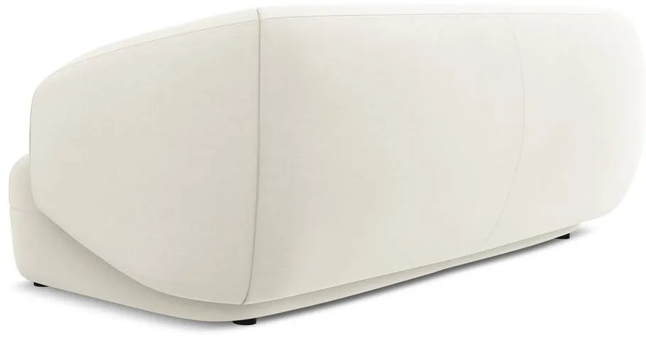 Fehér bársony kanapé 212 cm Moana – Makamii