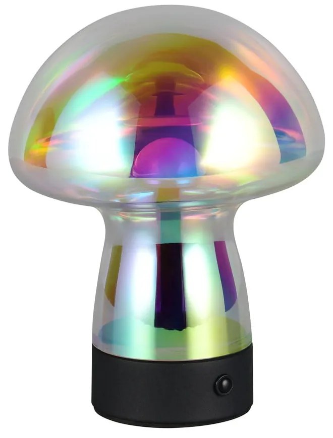 LED asztali lámpa üveg búrával (magasság 18 cm) Dooley – Reality