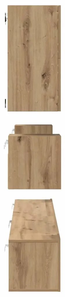 TV szekrény garnitúra 8 pcs kézműves tölgy 100 x 30 x 30 cm