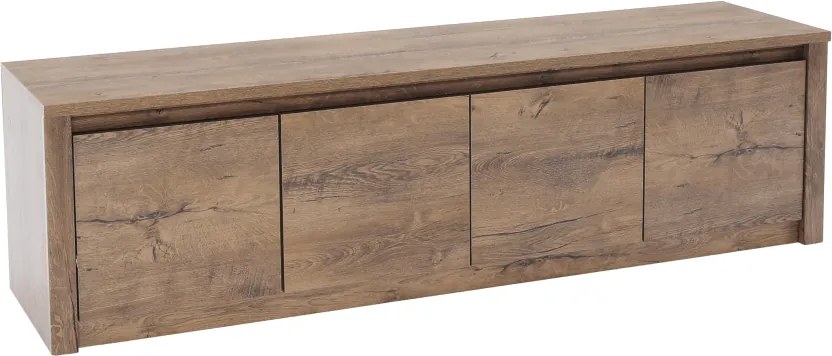 Komód 4-ajrós, tölgyfa lefkas, MONTANA K4D