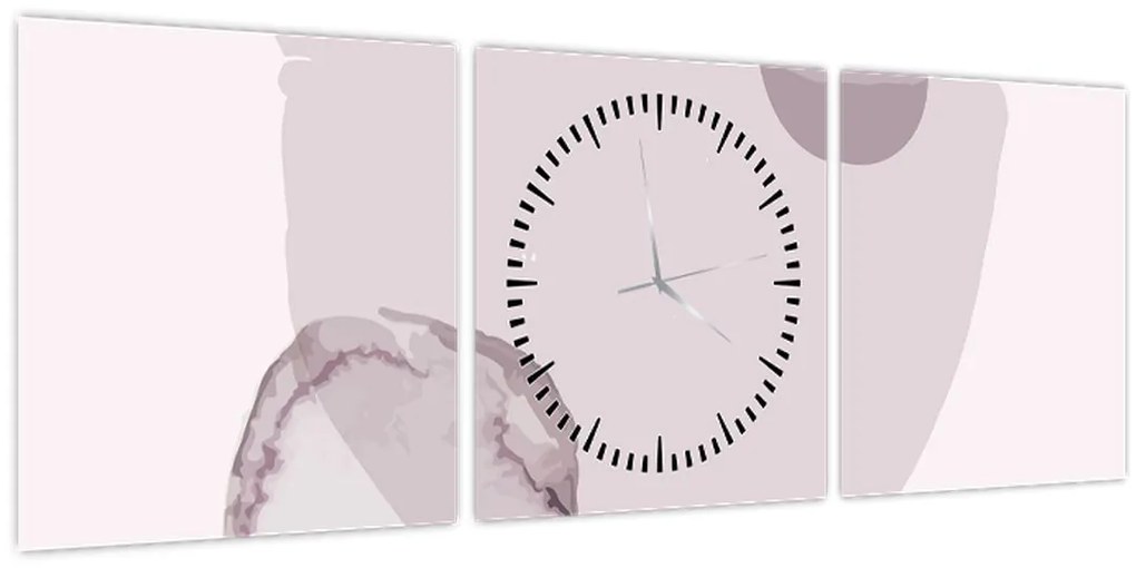 Kép - Lila minimalizmus N⁰2 (órával) (90x30 cm)