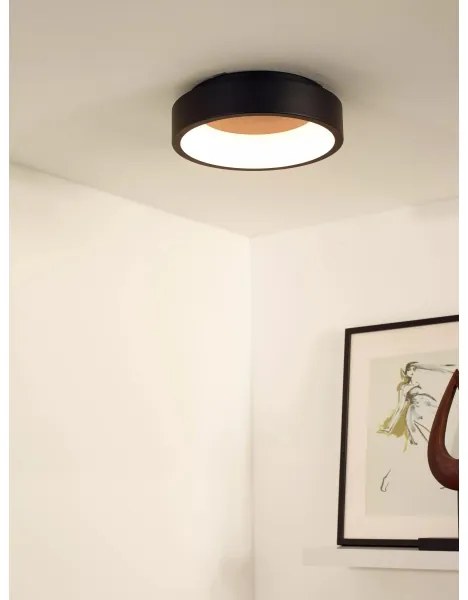 Lucide 46100/20/30 - LED Dimmelhető mennyezeti lámpa TALOWE LED/20W/230V fekete